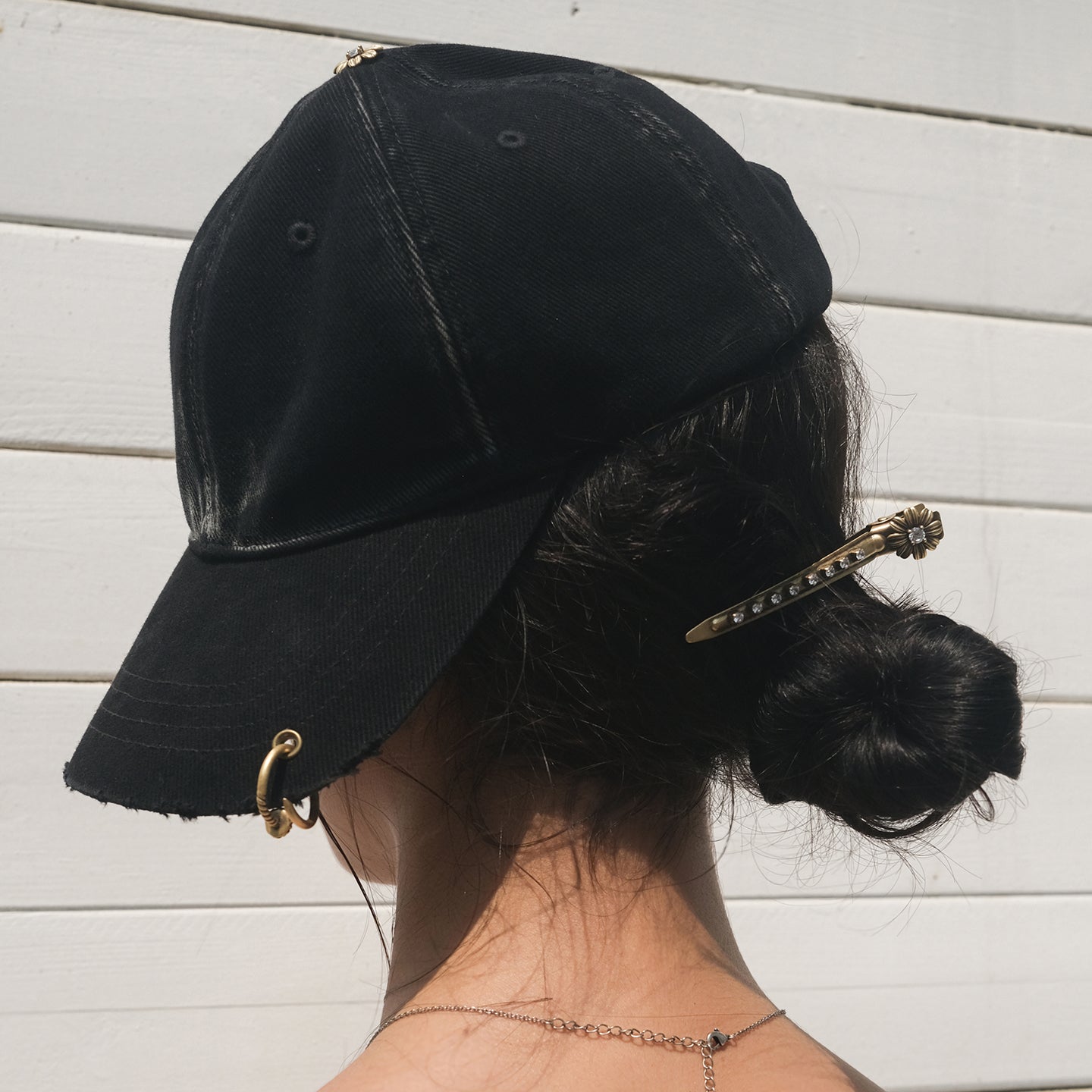 Vintage Studded Baseball Cap