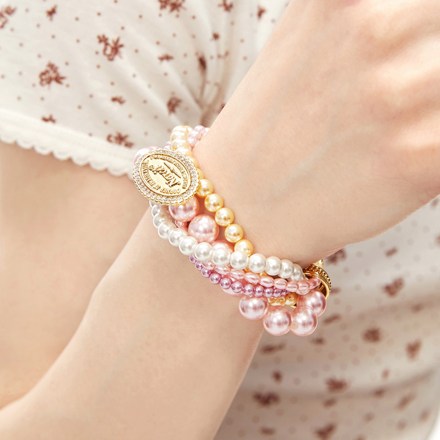 Multi-Layer Twisted Pearl Bracelet