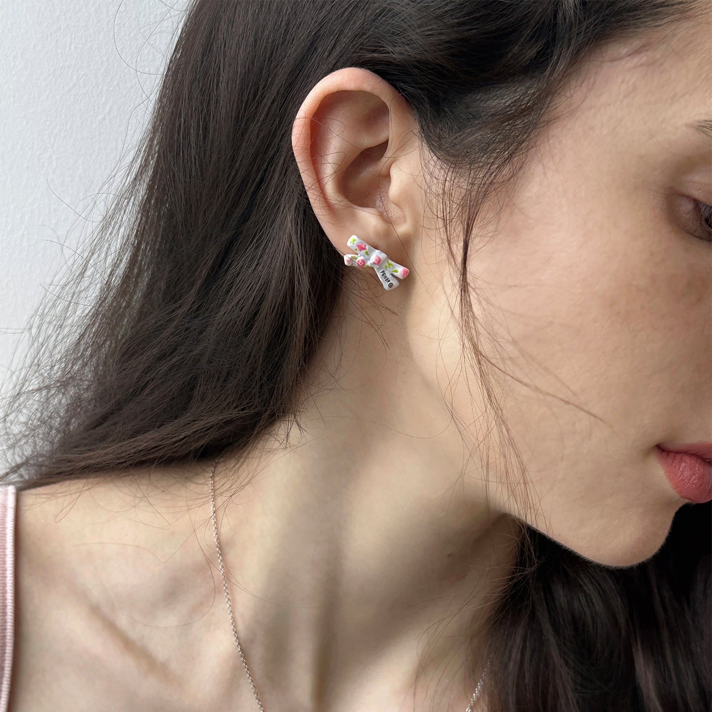 “Floral Bow” Earrings