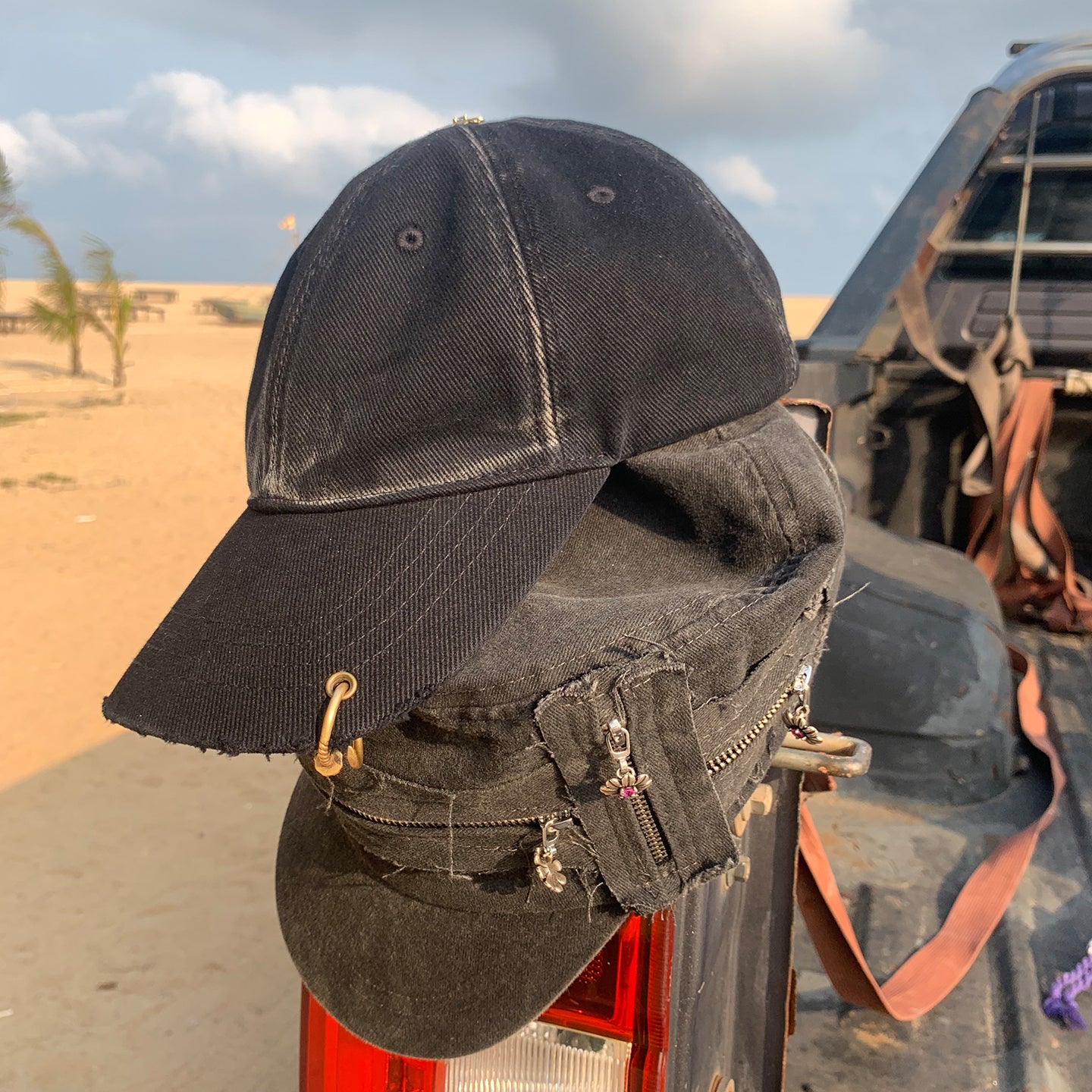 Vintage Studded Baseball Cap