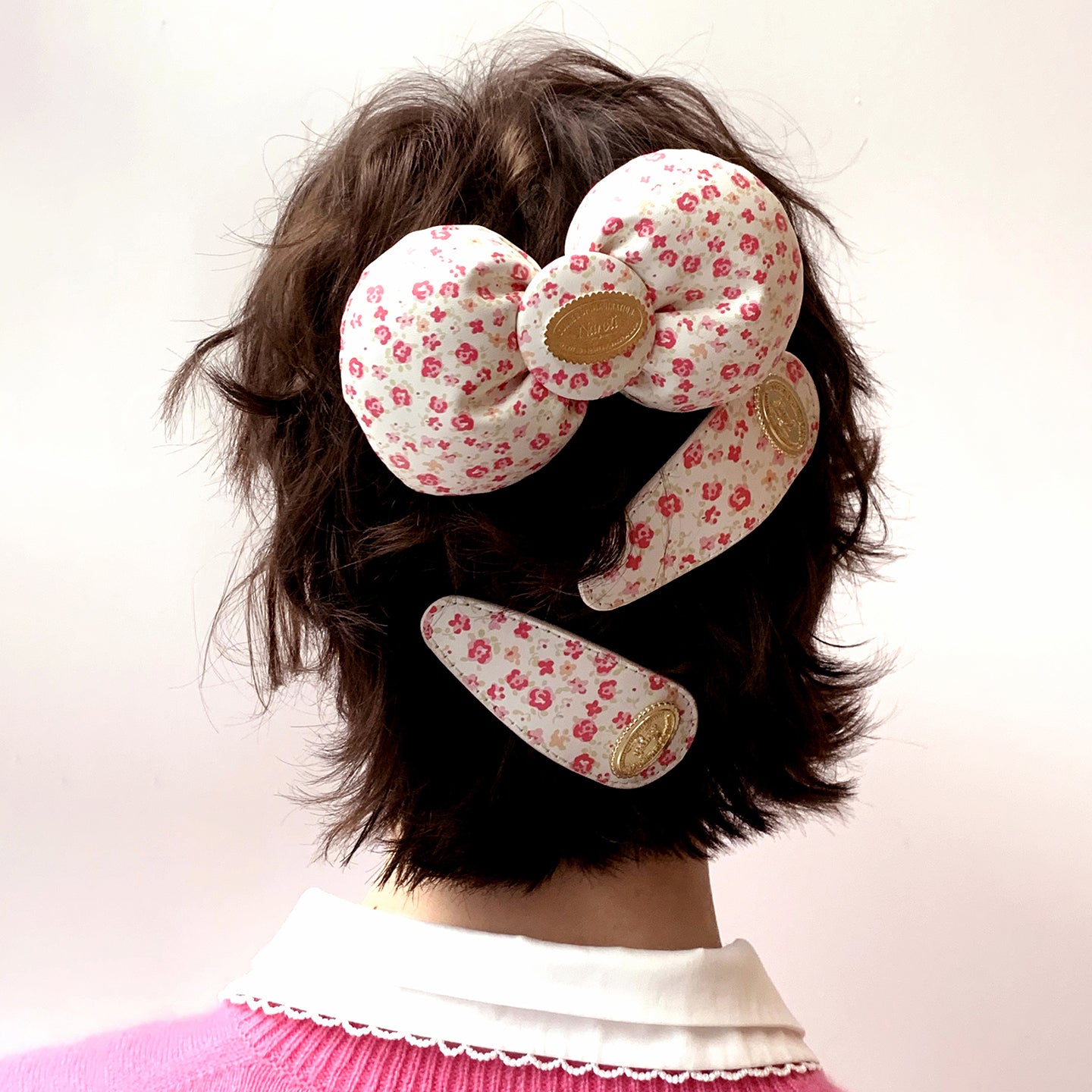 “Boo-boo! Tears" Hair Clips (2 pcs / L Size)