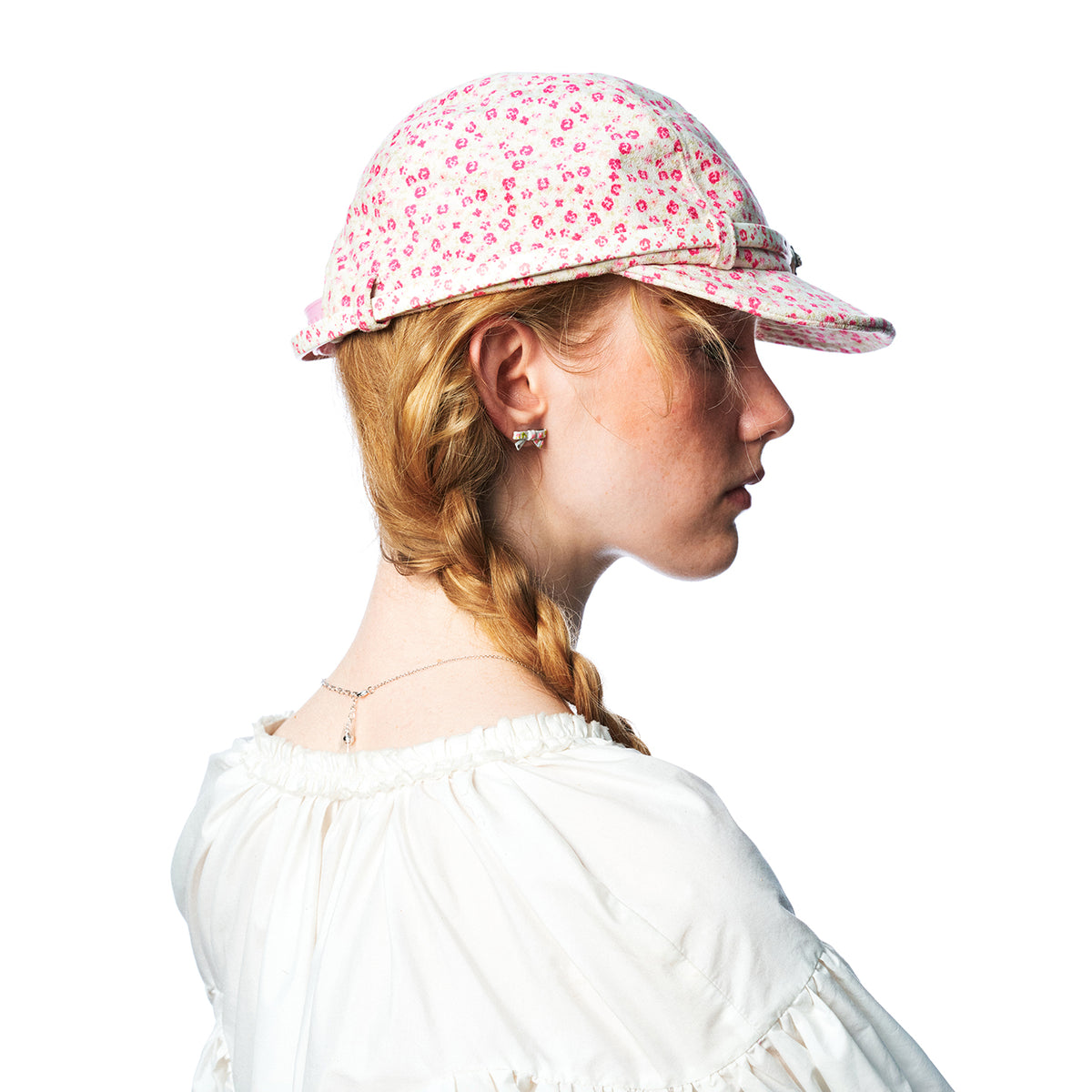 Utility Loop Rose Print Suede 5-Panel Cap(1 Set, 1 Pieces)