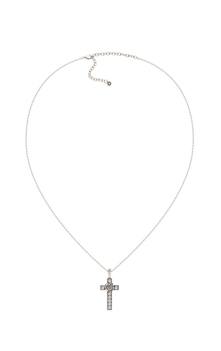 retro rose crux gemmata necklace