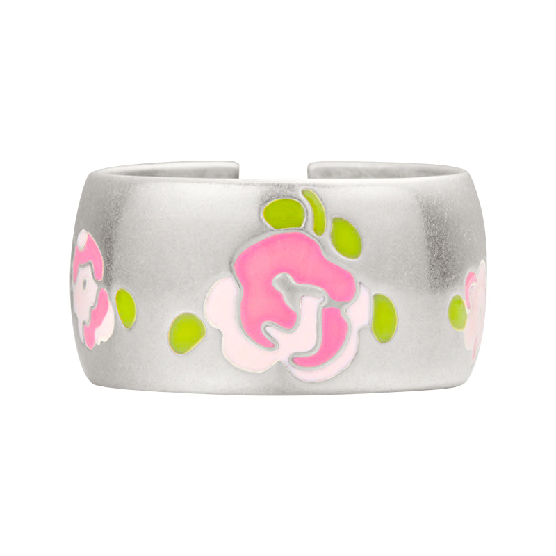 Rose Ditsy Floral Statement Ring(1 Set, 1 Pieces)