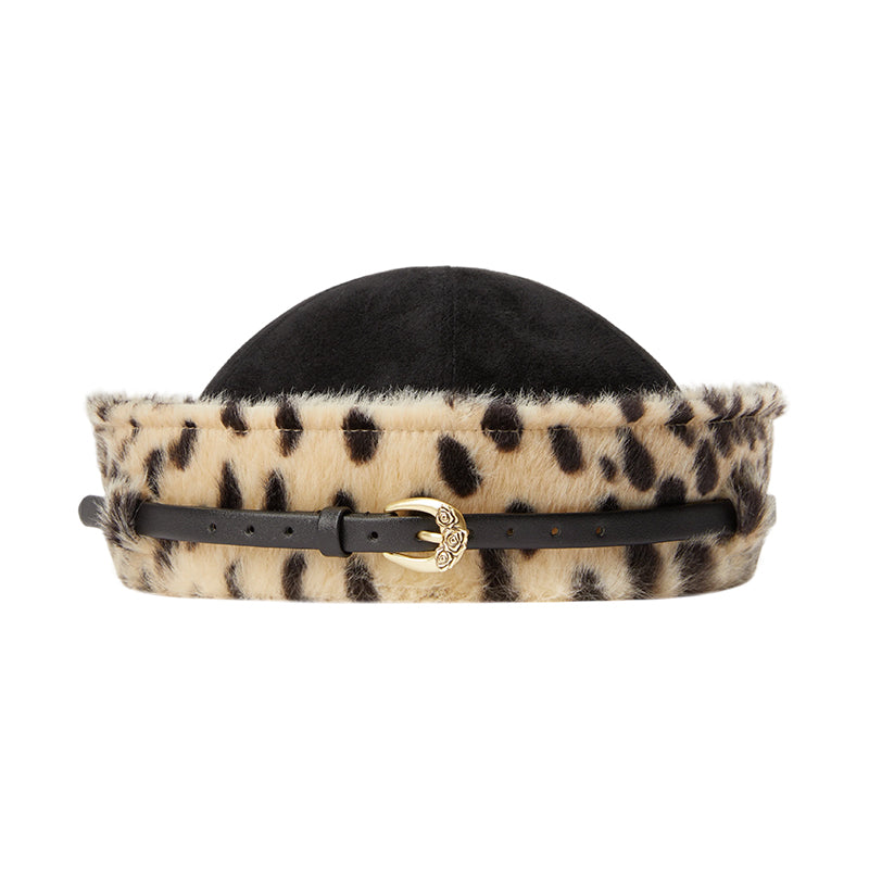 Utility Loop Leopard Print Miki Cap