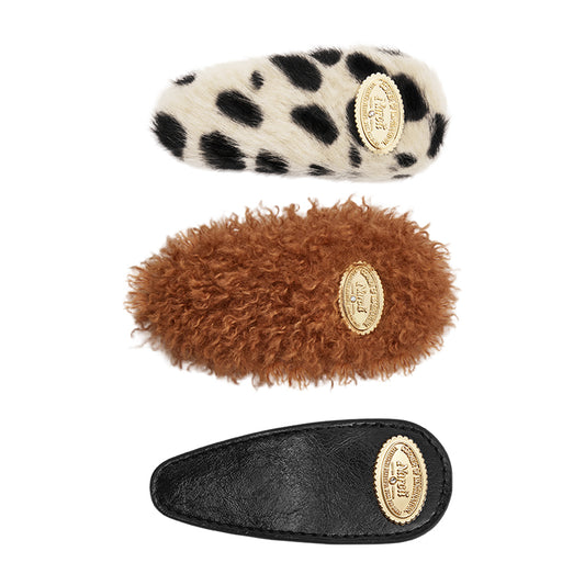 three moods hair clip sets-retro edge