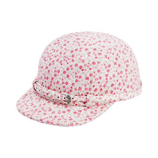 Utility Loop Rose Print Suede 5-Panel Cap(1 Set, 1 Pieces)