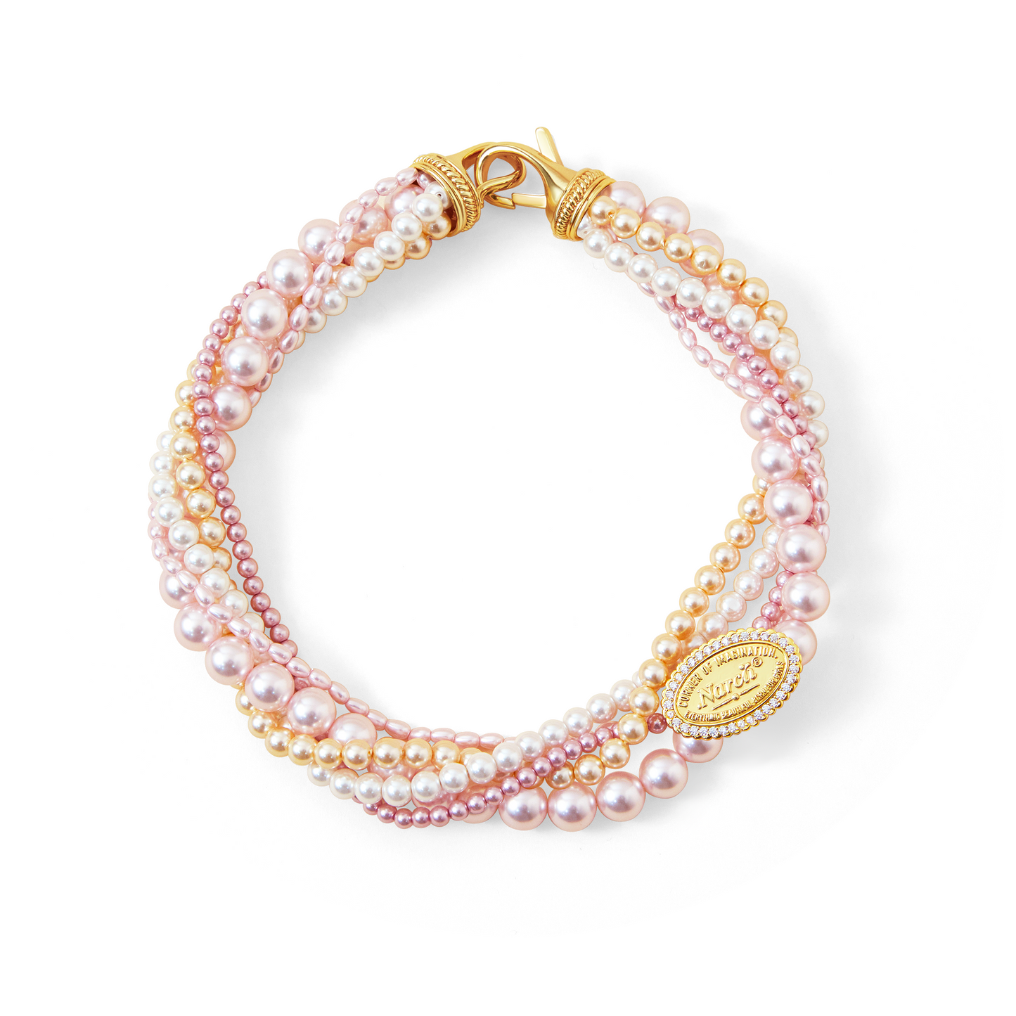 Multi-Layer Twisted Pearl Necklace