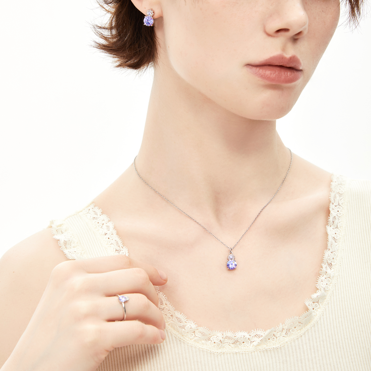 Bloom's Core Necklace - Silver