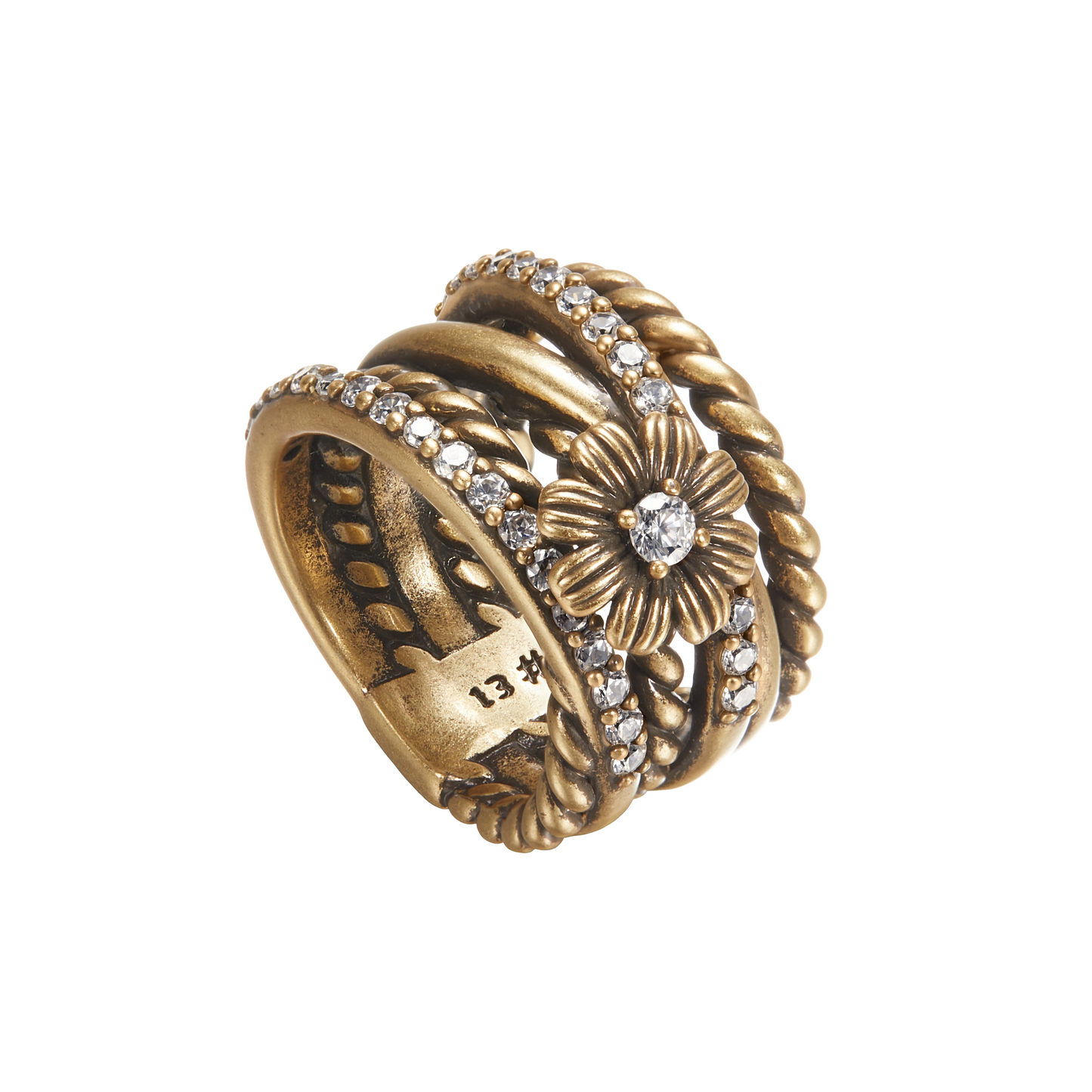 Multi-Chain RIng - Gold