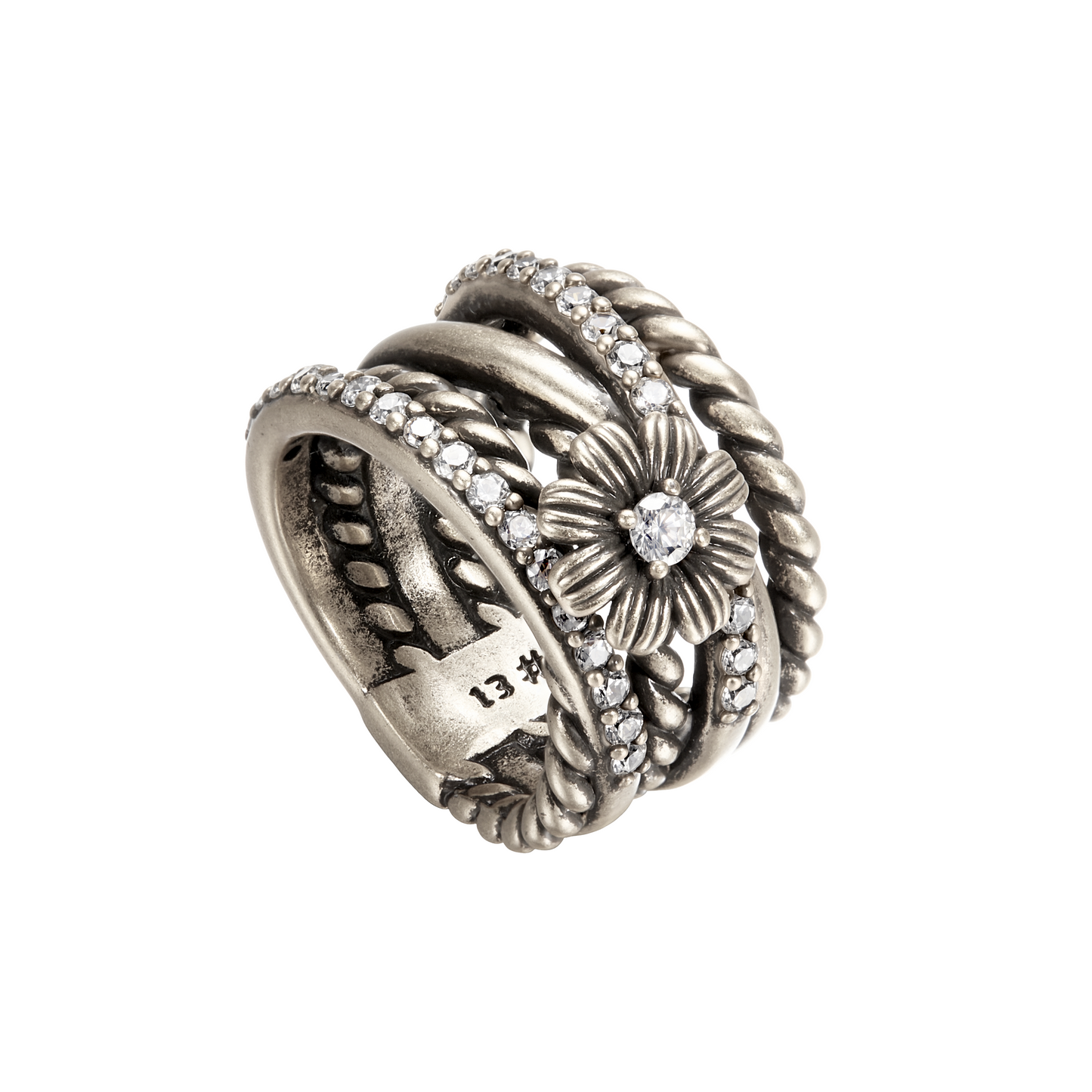Multi-Chain RIng - Silver