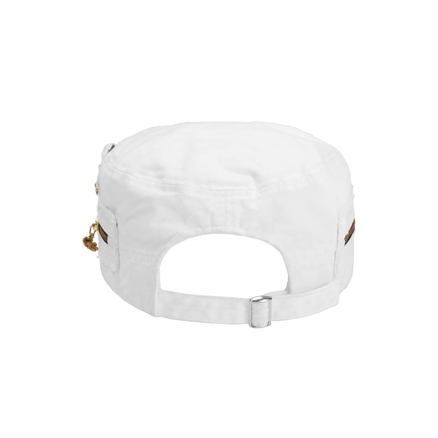 Gerbera Flat Cap - White