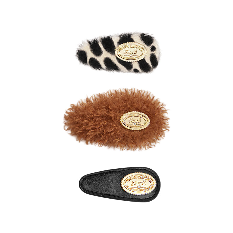 three moods hair clip sets-retro edge