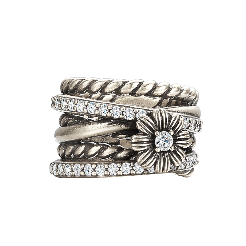 Multi-Chain RIng - Silver