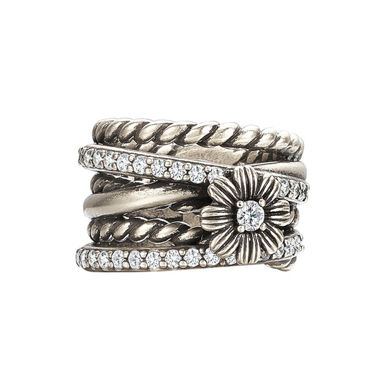 Multi-Chain RIng - Silver