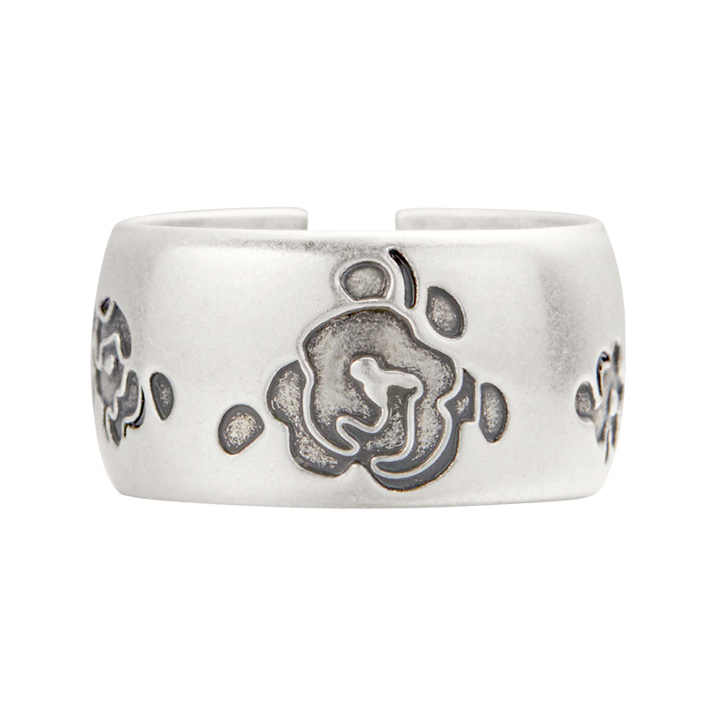 Rose Ditsy Floral Statement Ring(1 Set, 1 Pieces)