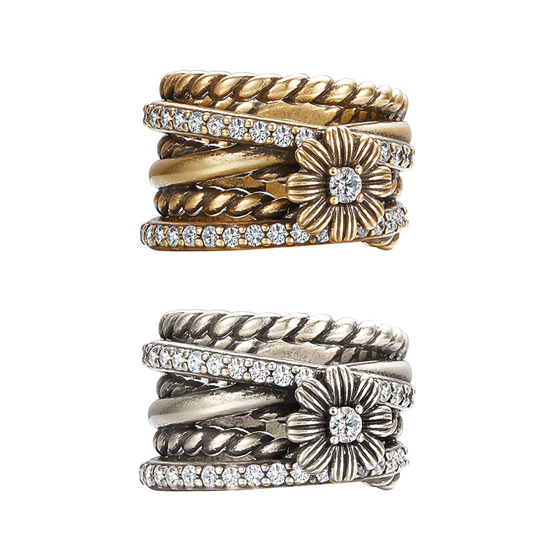 Multi-Chain RIng - Silver