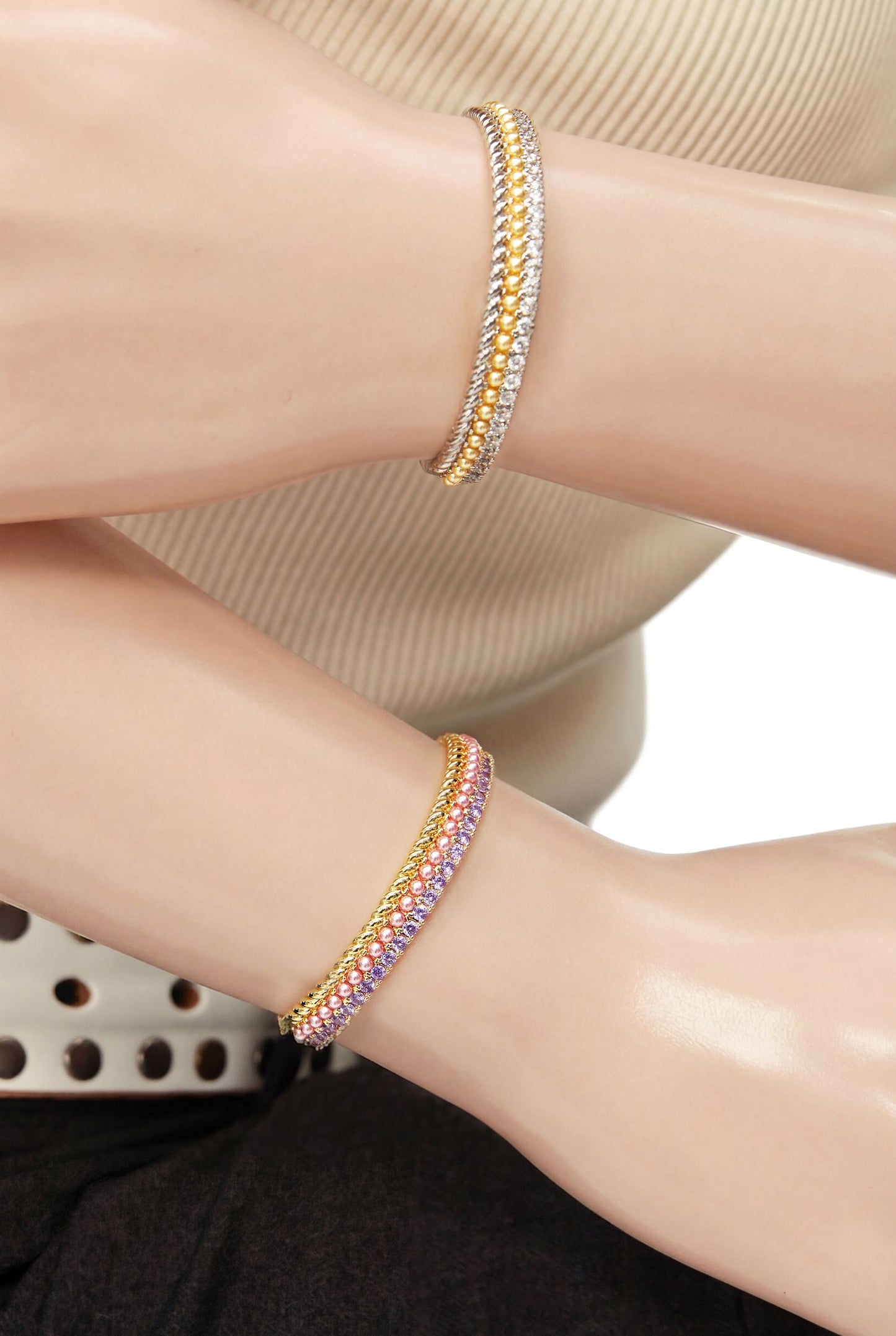 Treasure Casket Bangle - Silver