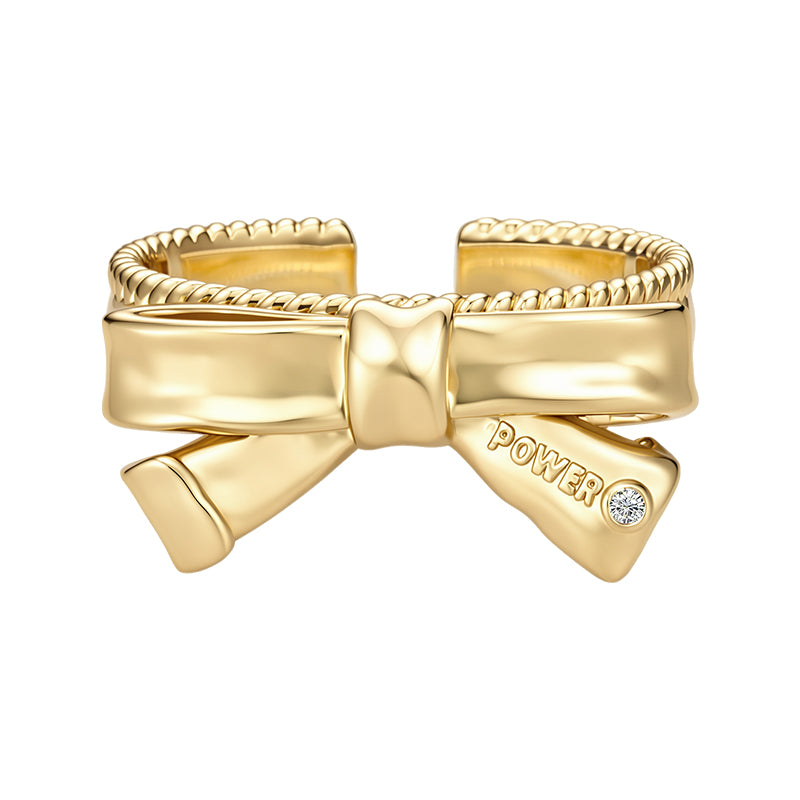 retro power bow cable ring