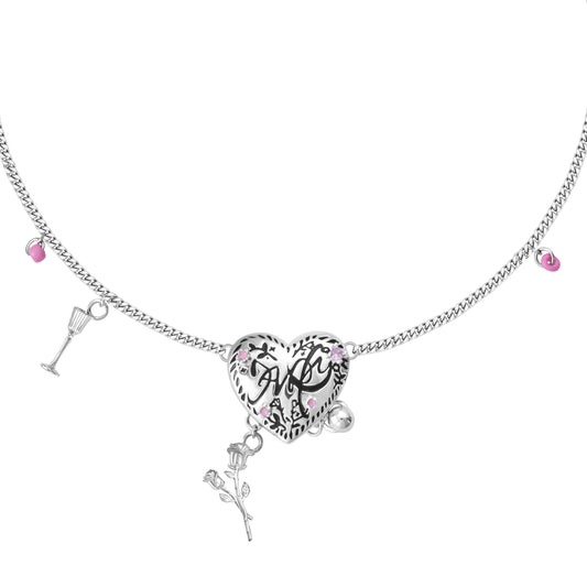 Cupid Necklace - Pink
